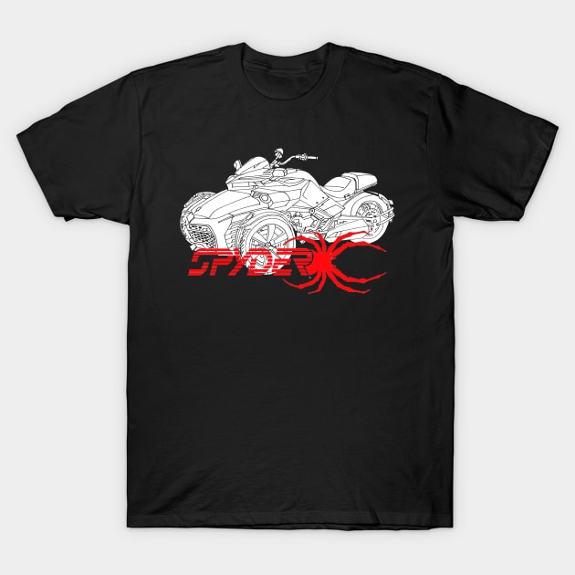 2020 Can-Am F3-S Spyder T-Shirt by Joseph Baker